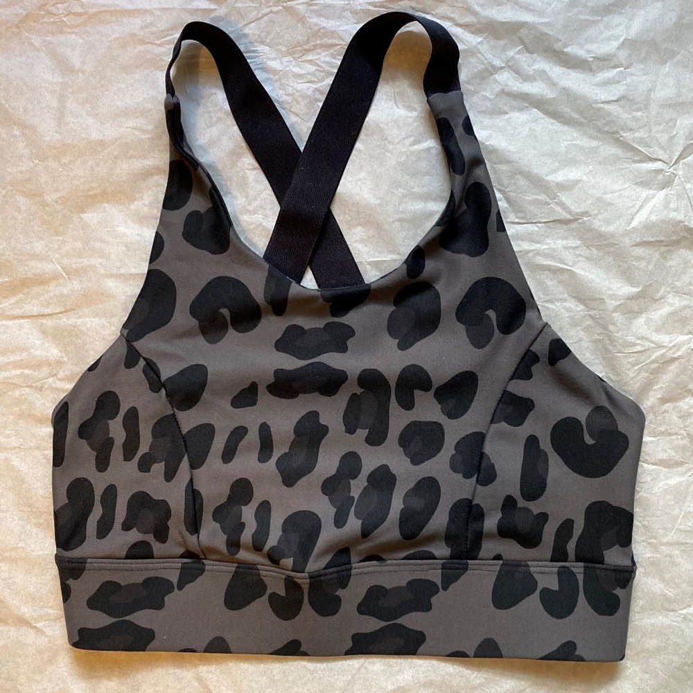 Savvi Leopard Geo Sports Bra